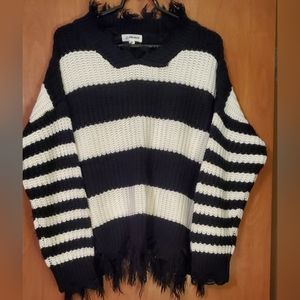 Black and White Sweater